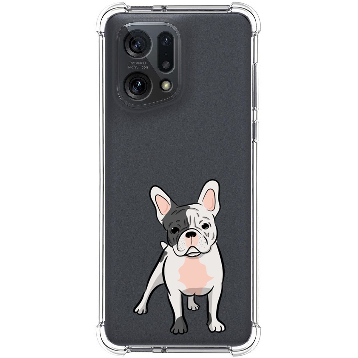 Funda Silicona Antigolpes para Oppo Find X5 5G diseño Perros 06 Dibujos