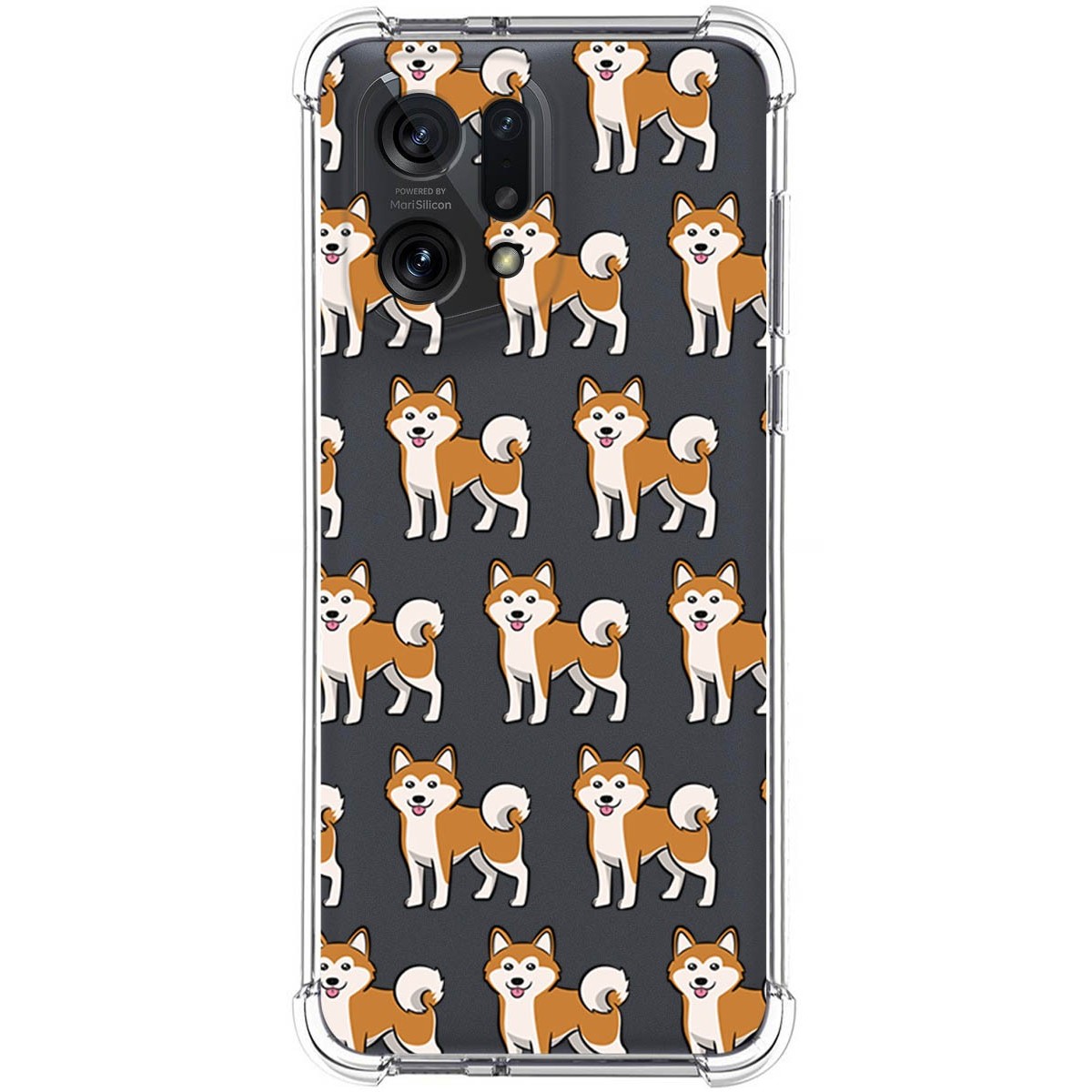 Funda Silicona Antigolpes para Oppo Find X5 5G diseño Perros 08 Dibujos