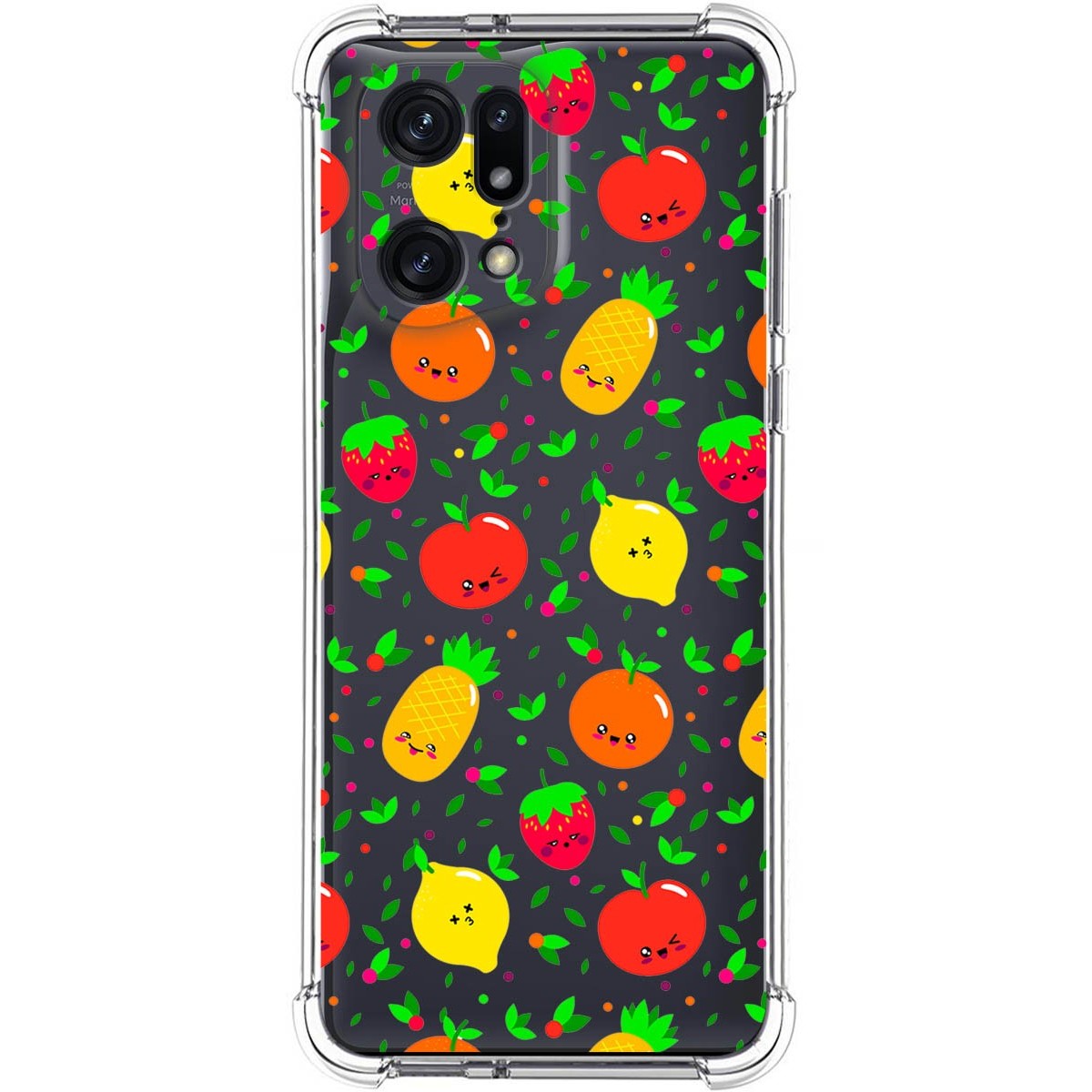Funda Silicona Antigolpes para Oppo Find X5 Pro 5G diseño Frutas 01 Dibujos