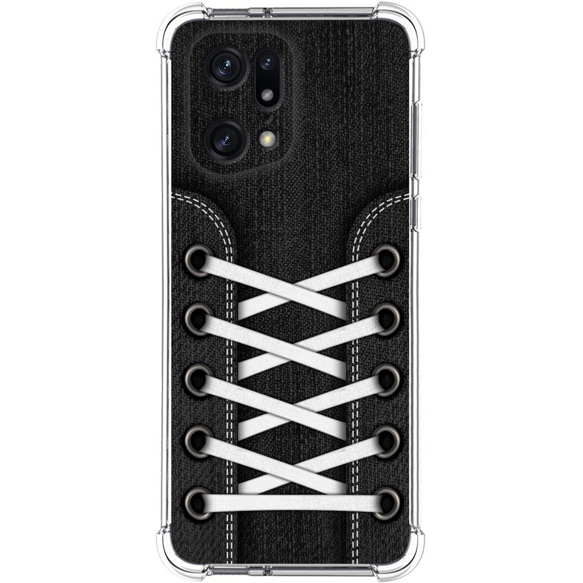 Funda Silicona Antigolpes para Oppo Find X5 Pro 5G diseño Zapatillas 02 Dibujos