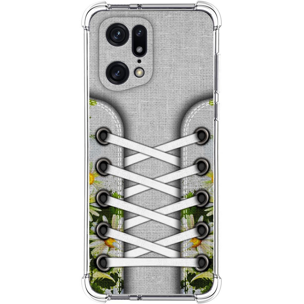 Funda Silicona Antigolpes para Oppo Find X5 Pro 5G diseño Zapatillas 08 Dibujos