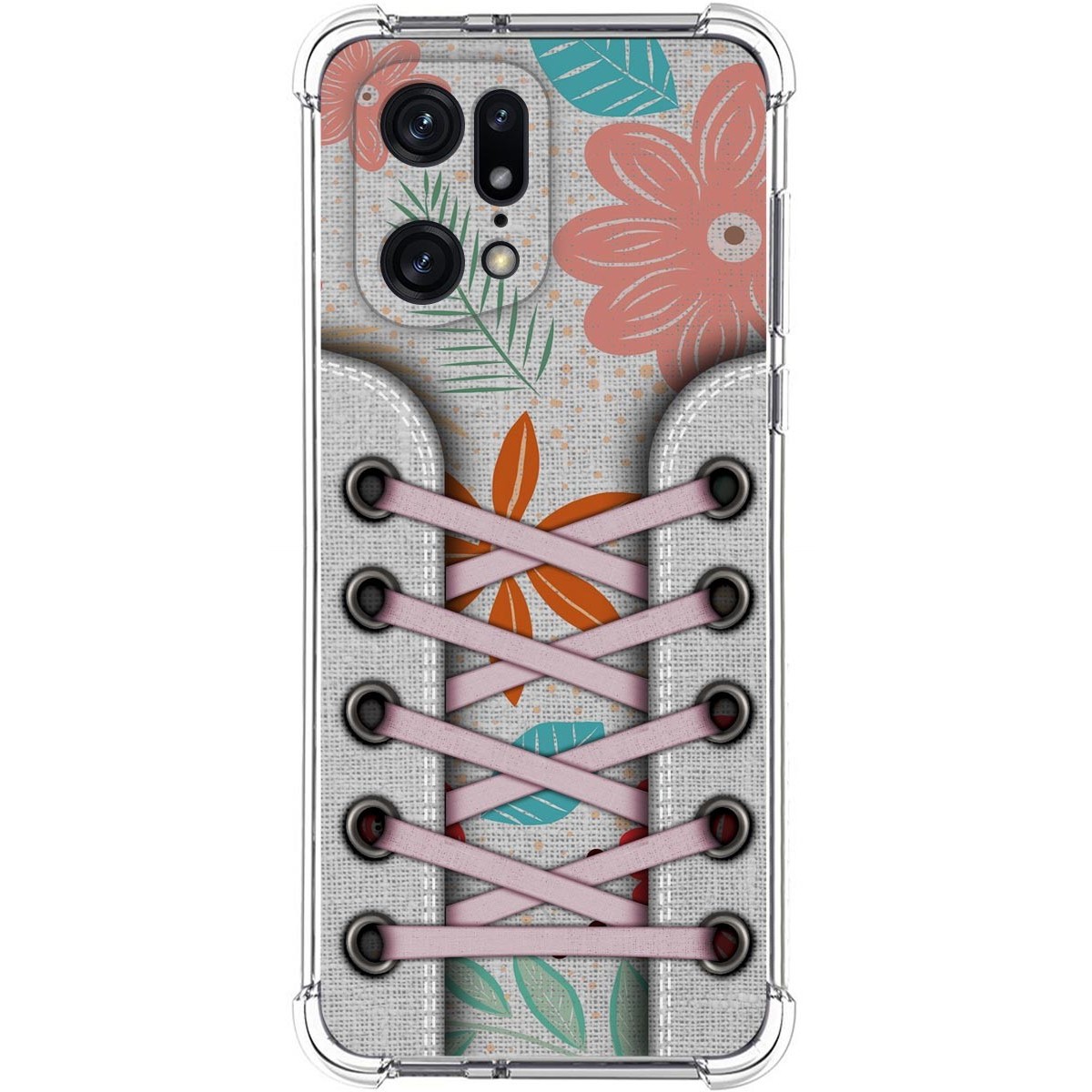 Funda Silicona Antigolpes para Oppo Find X5 Pro 5G diseño Zapatillas 09 Dibujos