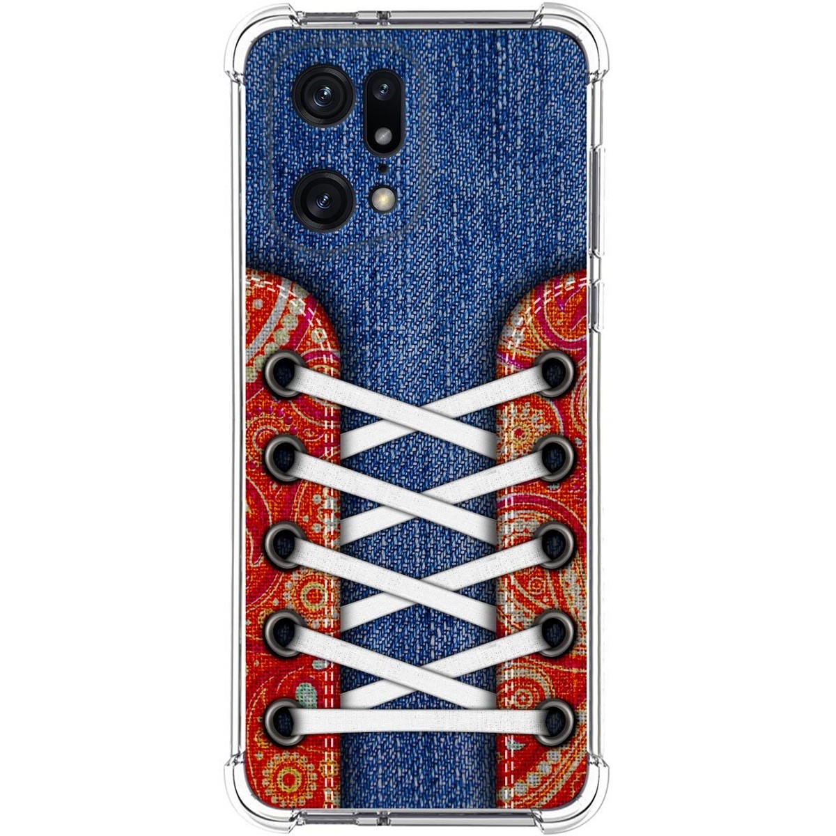 Funda Silicona Antigolpes para Oppo Find X5 Pro 5G diseño Zapatillas 11 Dibujos