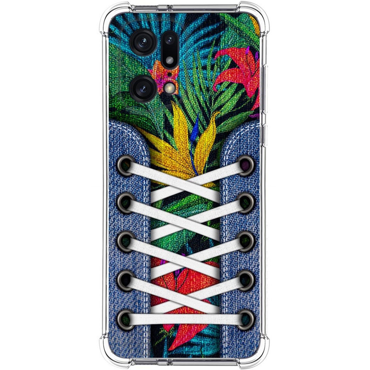Funda Silicona Antigolpes para Oppo Find X5 Pro 5G diseño Zapatillas 12 Dibujos