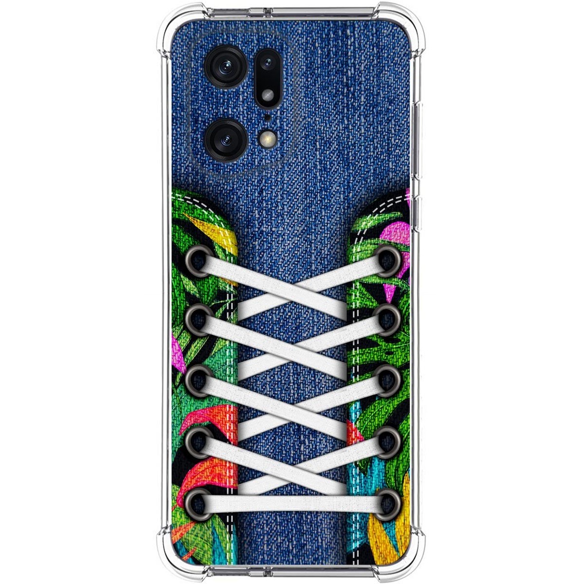 Funda Silicona Antigolpes para Oppo Find X5 Pro 5G diseño Zapatillas 13 Dibujos