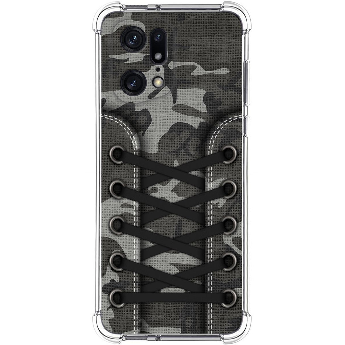Funda Silicona Antigolpes para Oppo Find X5 Pro 5G diseño Zapatillas 15 Dibujos