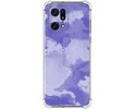 Funda Silicona Antigolpes para Oppo Find X5 Pro 5G diseño Acuarela 01 Dibujos