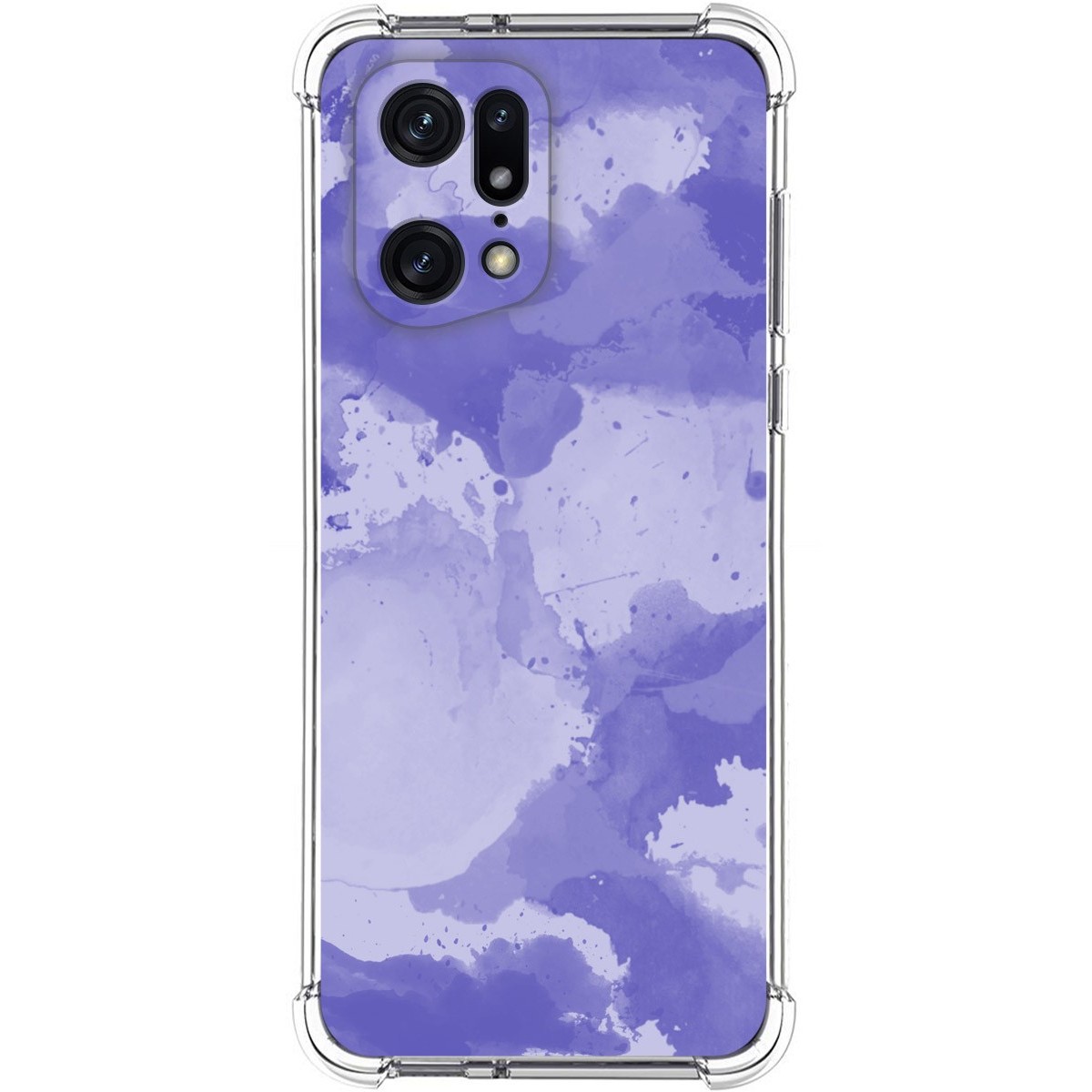 Funda Silicona Antigolpes para Oppo Find X5 Pro 5G diseño Acuarela 01 Dibujos