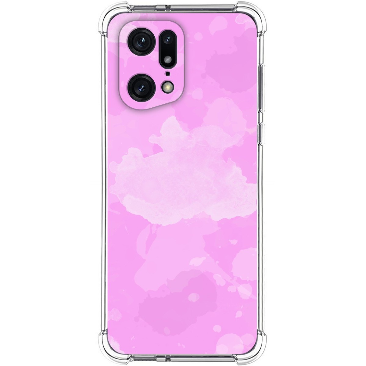Funda Silicona Antigolpes para Oppo Find X5 Pro 5G diseño Acuarela 04 Dibujos