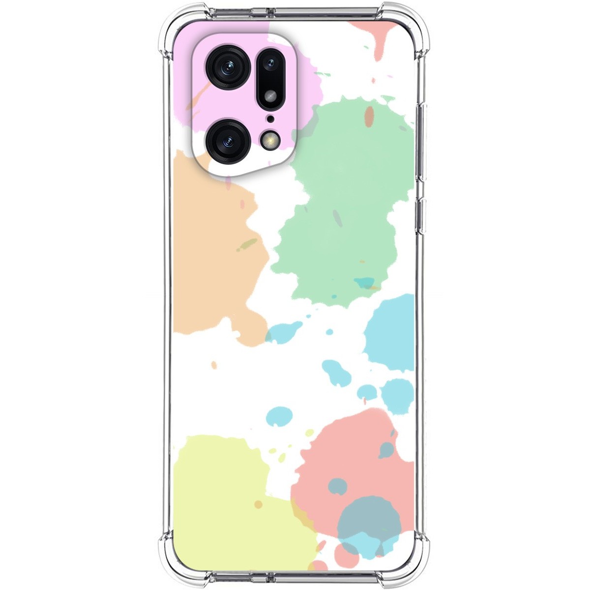 Funda Silicona Antigolpes para Oppo Find X5 Pro 5G diseño Acuarela 05 Dibujos