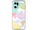 Funda Silicona Antigolpes para Oppo Find X5 Pro 5G diseño Acuarela 11 Dibujos
