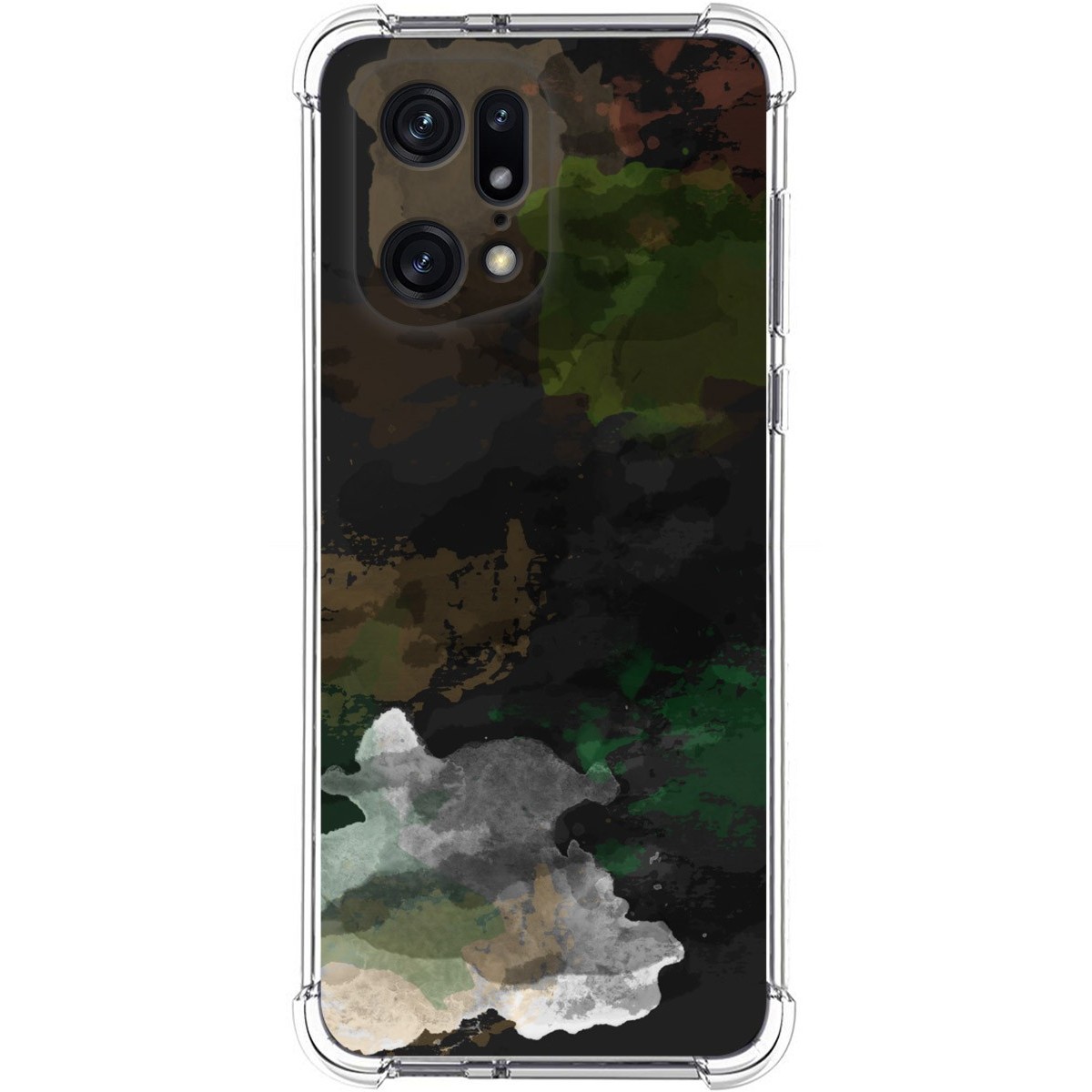 Funda Silicona Antigolpes para Oppo Find X5 Pro 5G diseño Acuarela 12 Dibujos