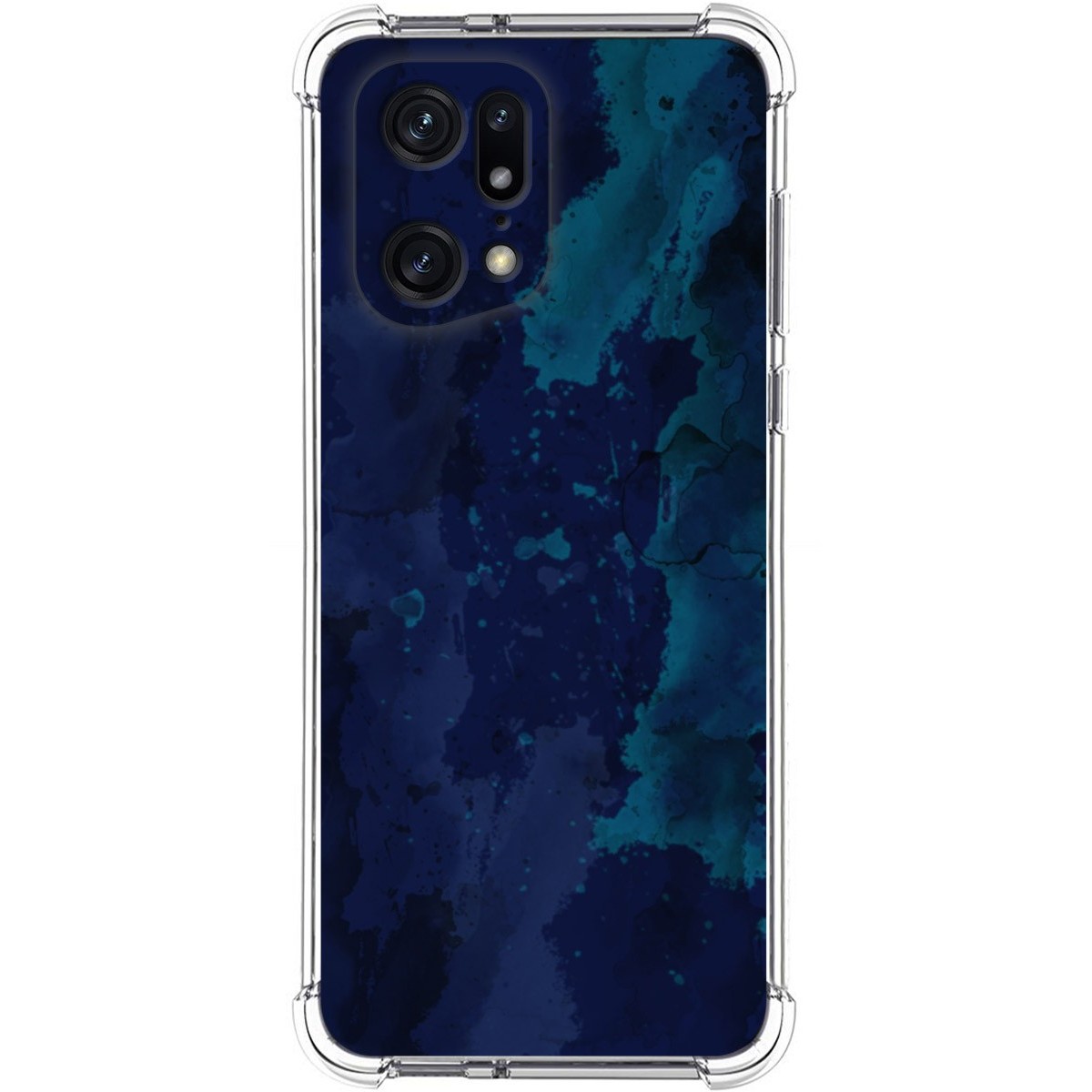 Funda Silicona Antigolpes para Oppo Find X5 Pro 5G diseño Acuarela 13 Dibujos