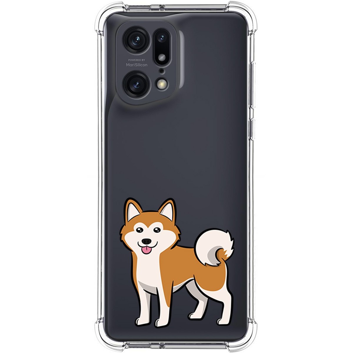 Funda Silicona Antigolpes para Oppo Find X5 Pro 5G diseño Perros 02 Dibujos