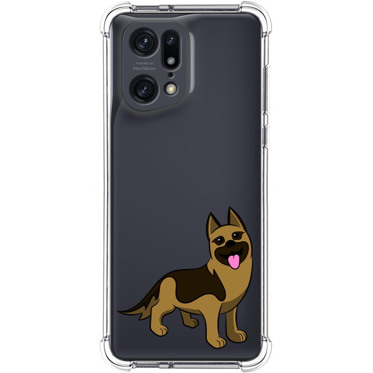 Funda Silicona Antigolpes para Oppo Find X5 Pro 5G diseño Perros 03 Dibujos