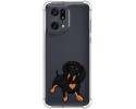Funda Silicona Antigolpes para Oppo Find X5 Pro 5G diseño Perros 04 Dibujos