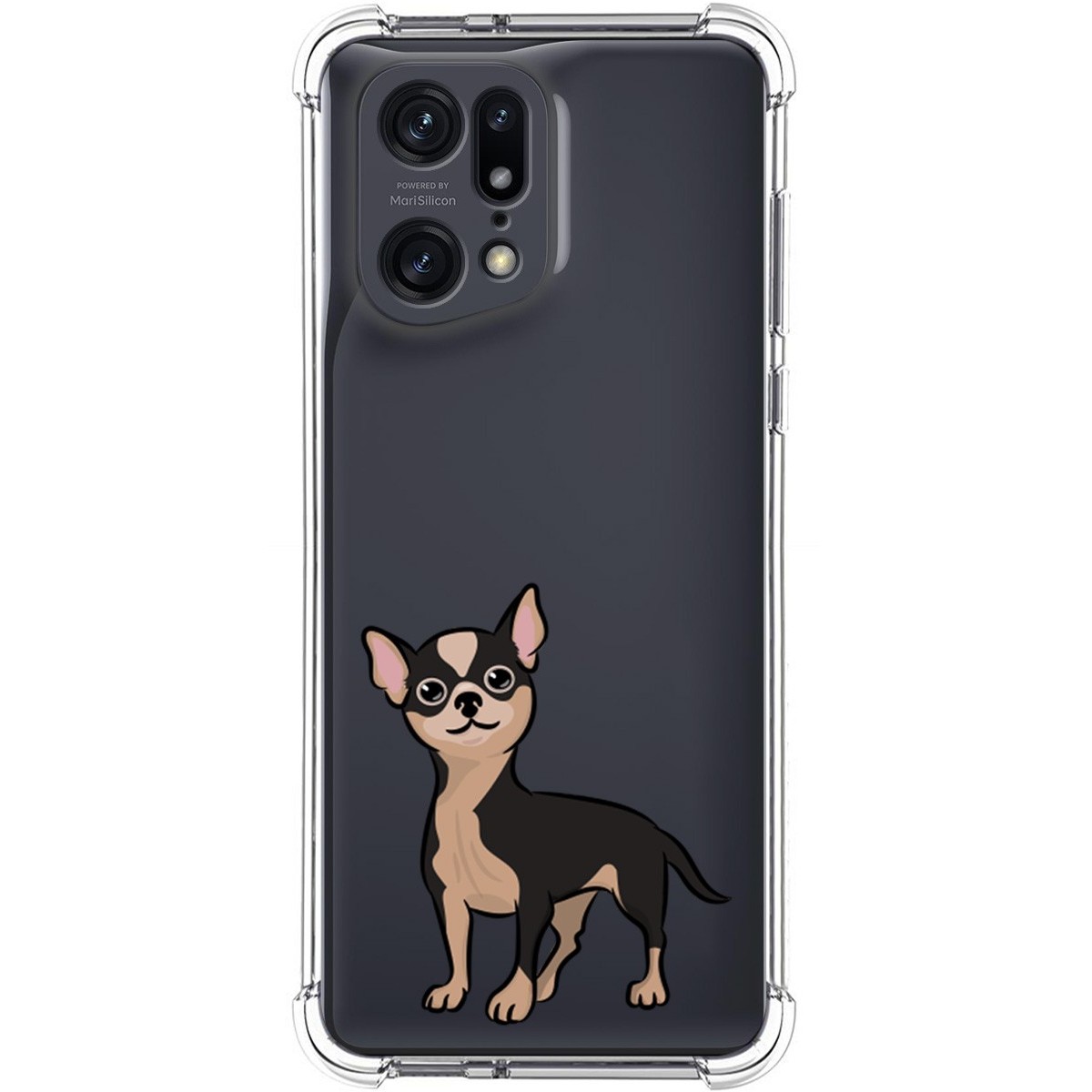 Funda Silicona Antigolpes para Oppo Find X5 Pro 5G diseño Perros 05 Dibujos