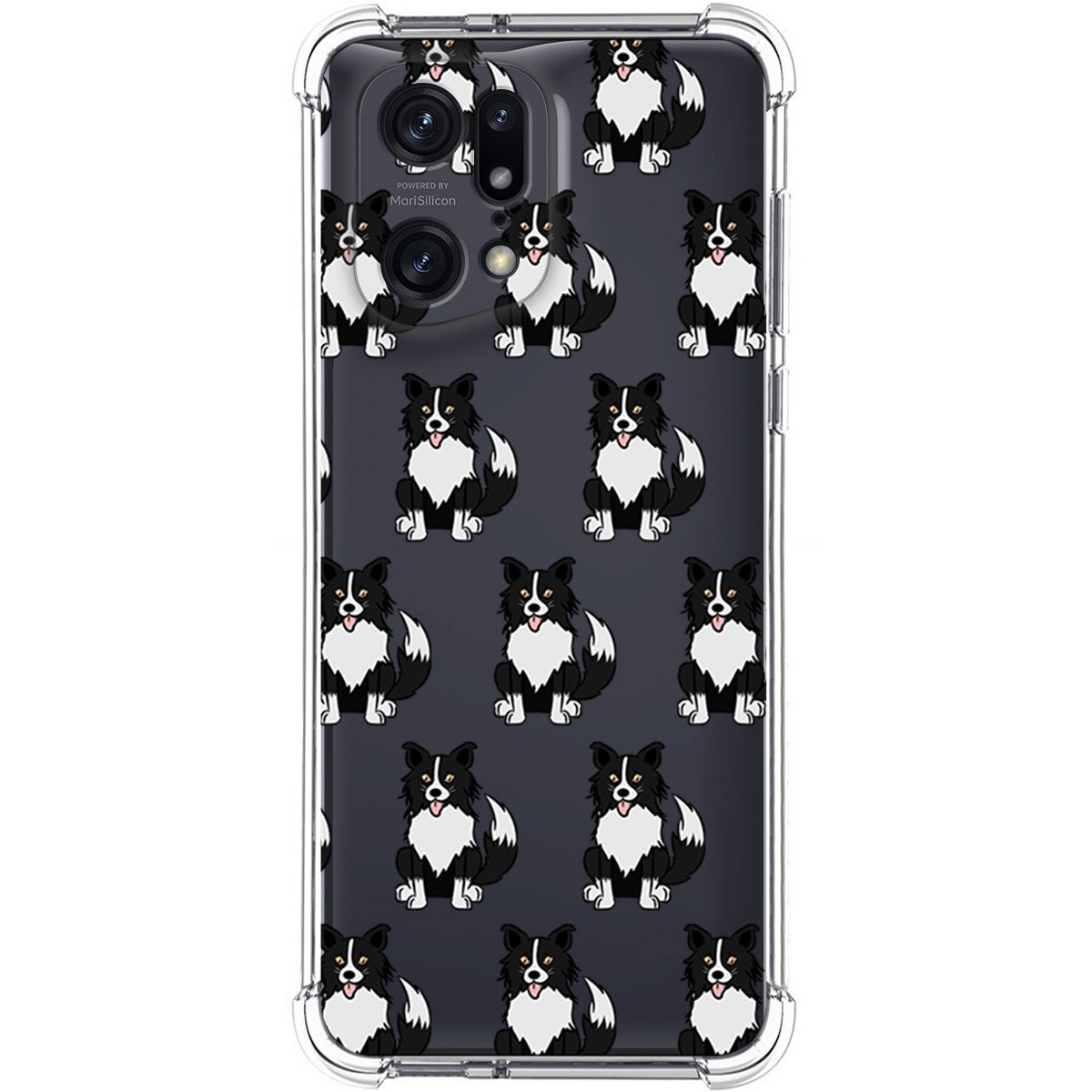 Funda Silicona Antigolpes para Oppo Find X5 Pro 5G diseño Perros 07 Dibujos