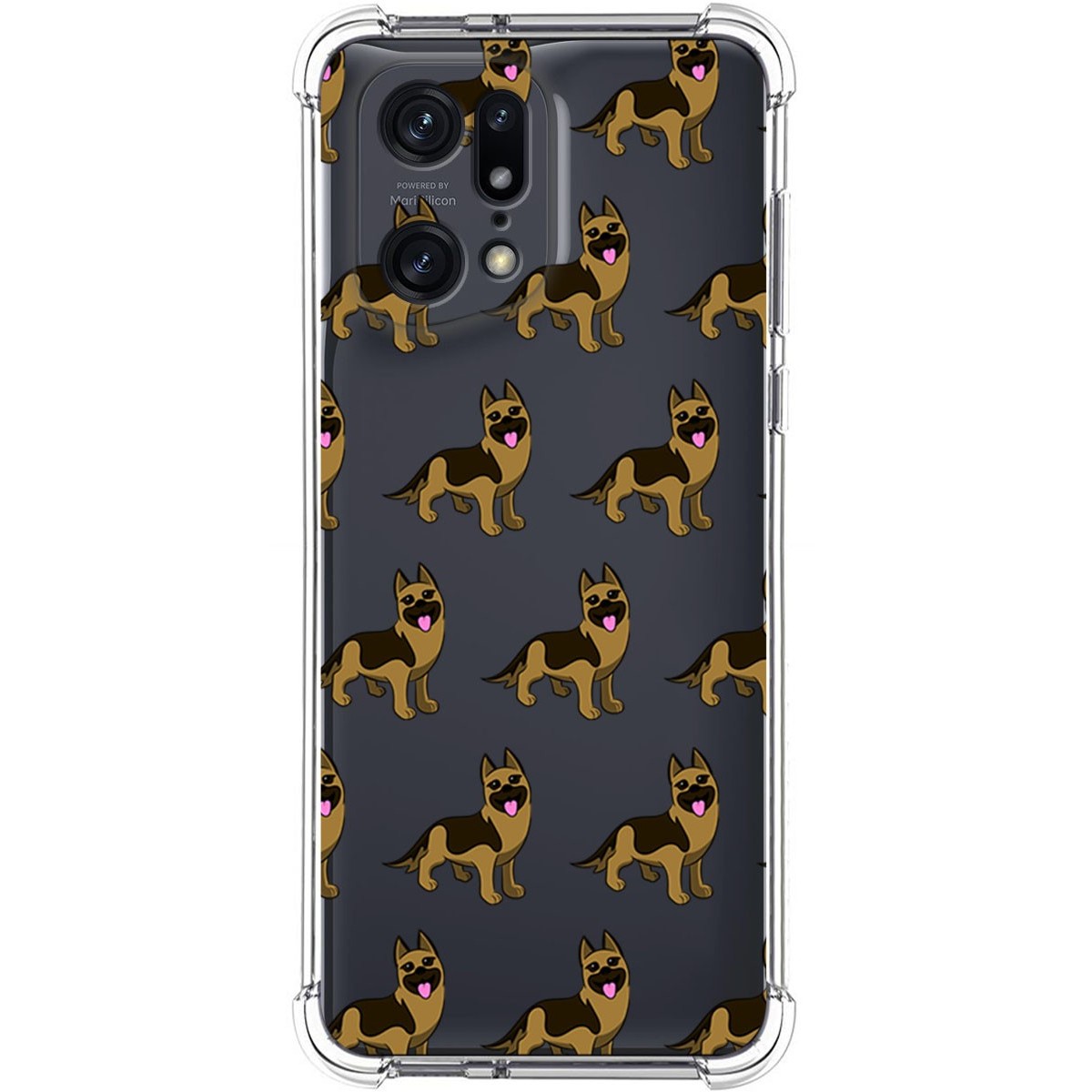 Funda Silicona Antigolpes para Oppo Find X5 Pro 5G diseño Perros 09 Dibujos