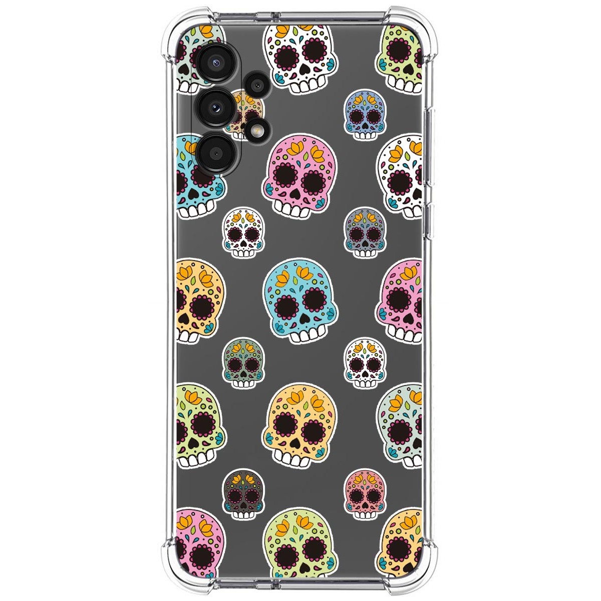 Funda Silicona Antigolpes para Samsung Galaxy A13 4G diseño Catrina Dibujos