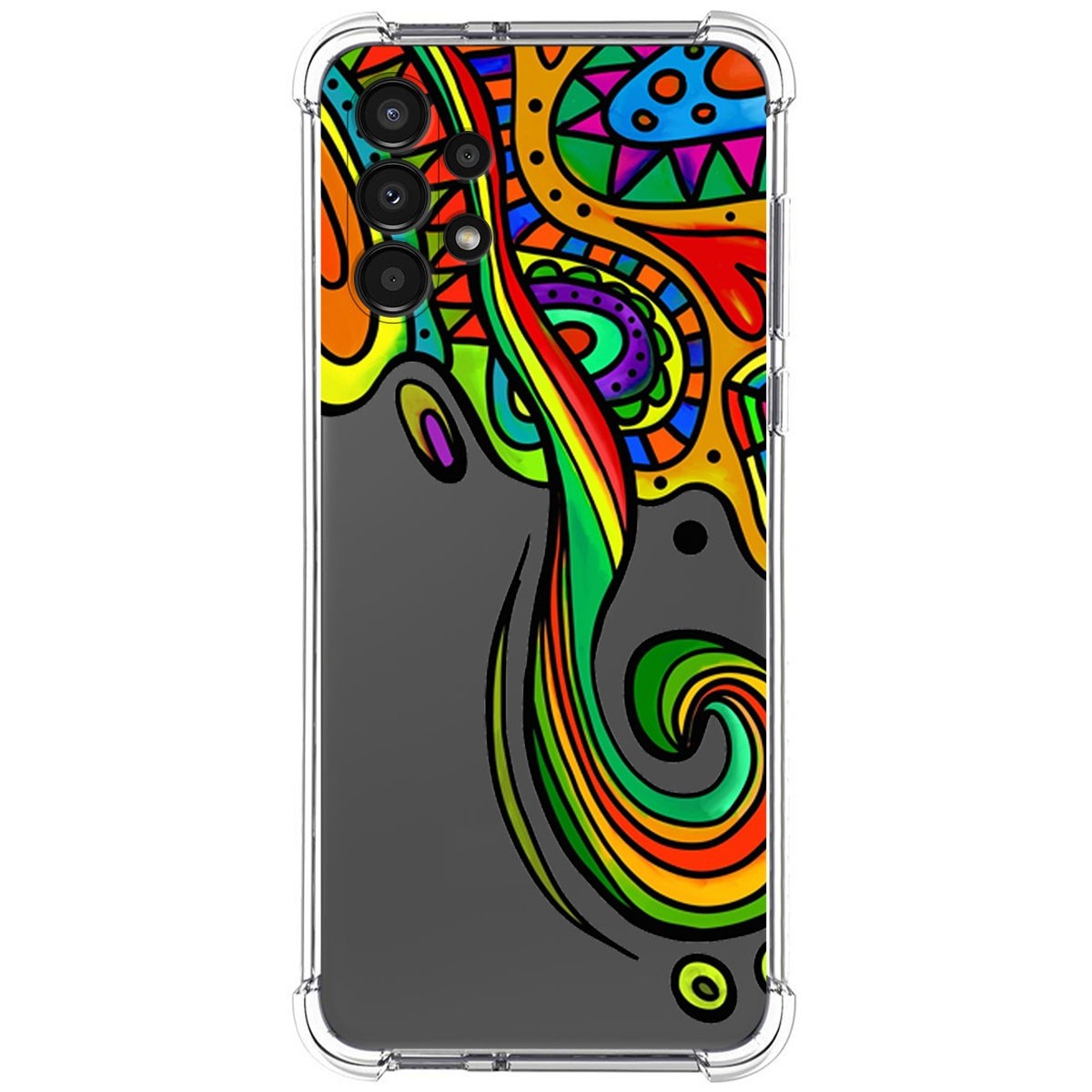 Funda Silicona Antigolpes para Samsung Galaxy A13 4G diseño Colores Dibujos
