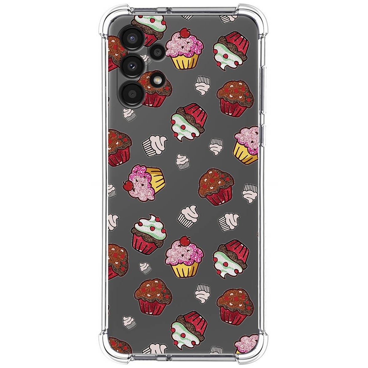 Funda Silicona Antigolpes para Samsung Galaxy A13 4G diseño Muffins Dibujos