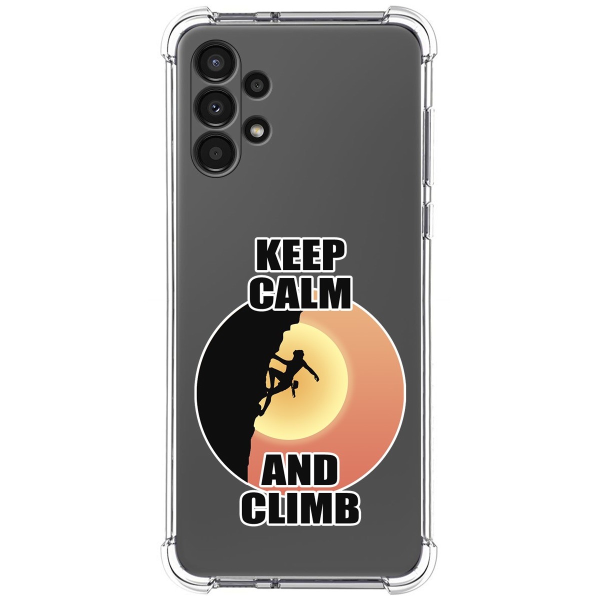 Funda Silicona Antigolpes para Samsung Galaxy A13 4G diseño Mujer Escalada Dibujos