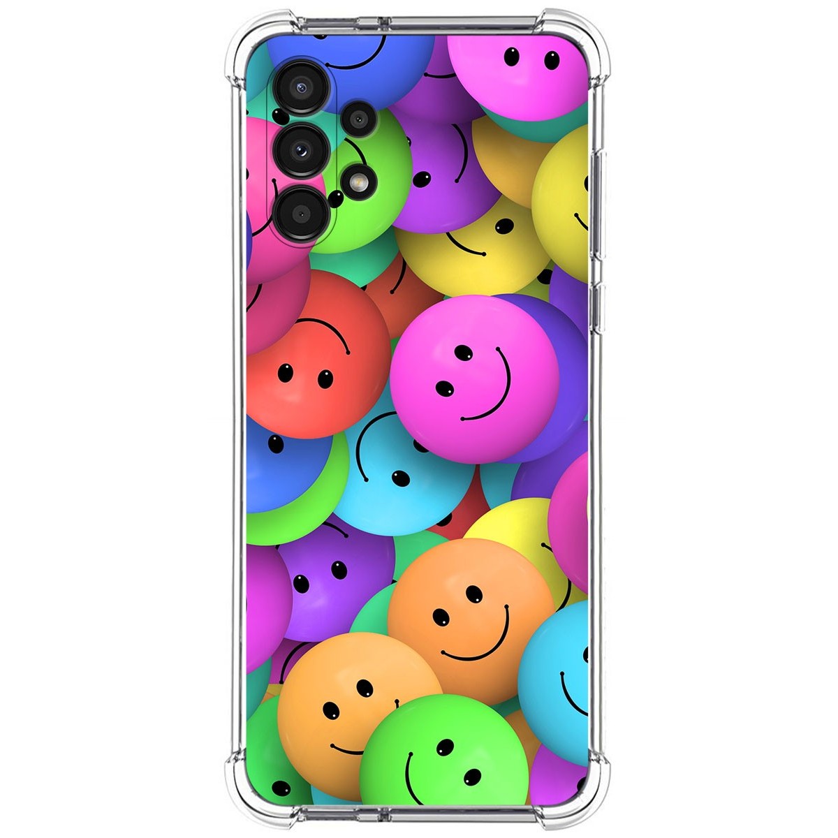 Funda Silicona Antigolpes para Samsung Galaxy A13 4G diseño Smile Dibujos