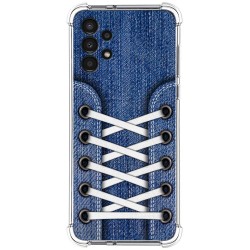Funda Silicona Antigolpes para Samsung Galaxy A13 4G diseño Zapatillas 01 Dibujos