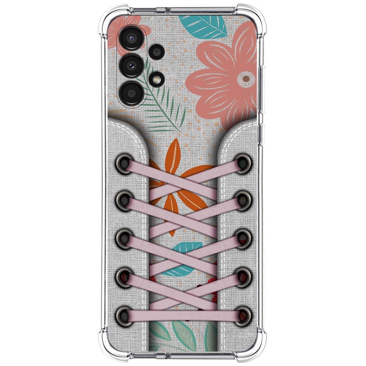 Funda Silicona Antigolpes para Samsung Galaxy A13 4G diseño Zapatillas 09 Dibujos