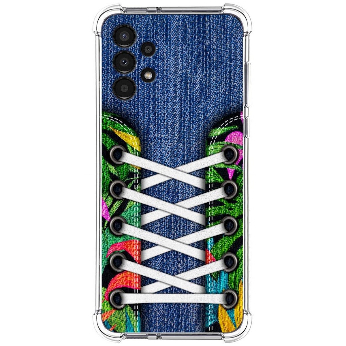 Funda Silicona Antigolpes para Samsung Galaxy A13 4G diseño Zapatillas 13 Dibujos