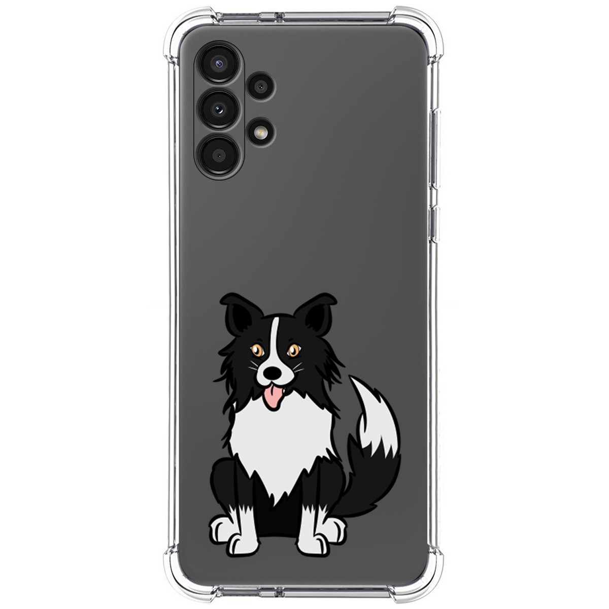 Funda Silicona Antigolpes para Samsung Galaxy A13 4G diseño Perros 01 Dibujos