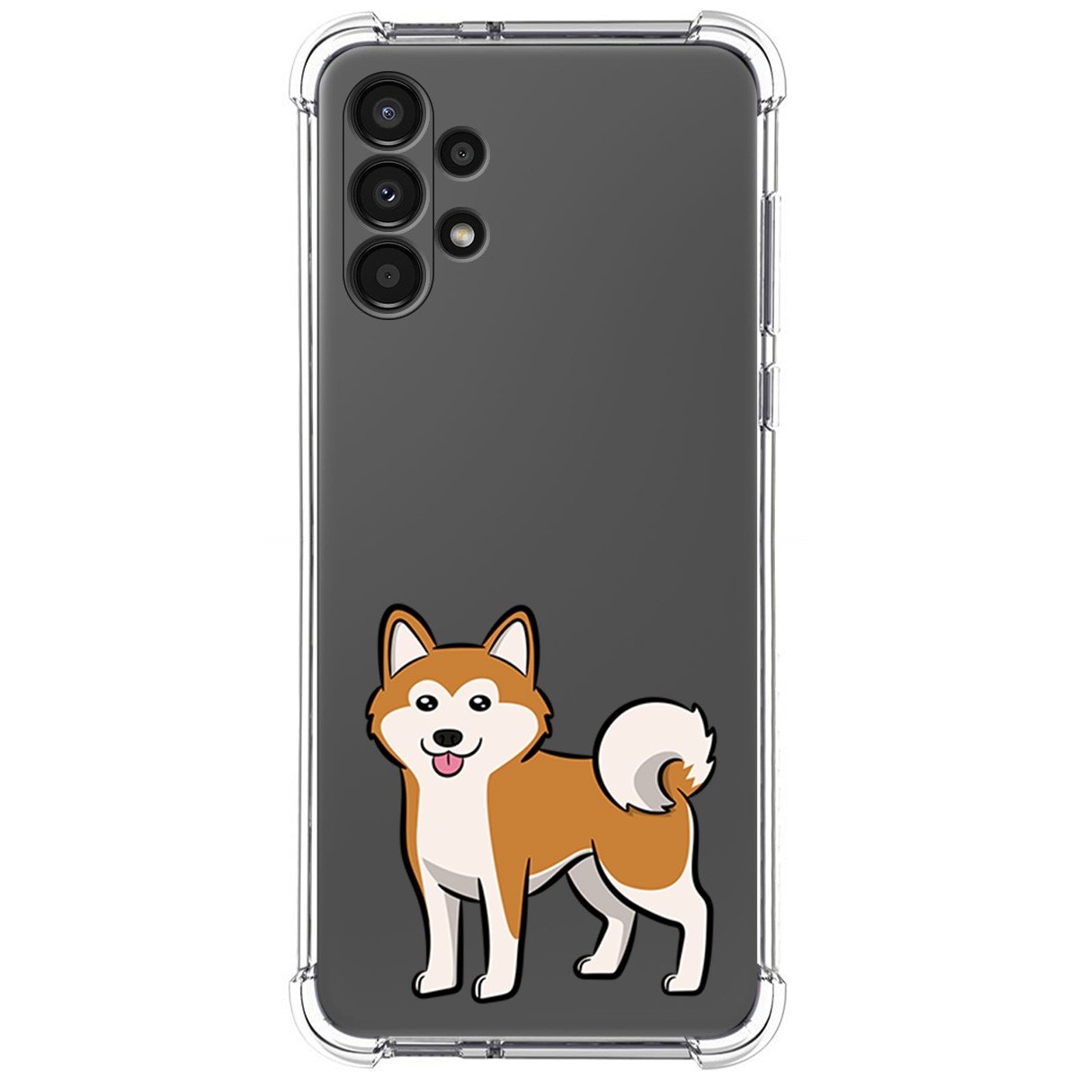 Funda Silicona Antigolpes para Samsung Galaxy A13 4G diseño Perros 02 Dibujos
