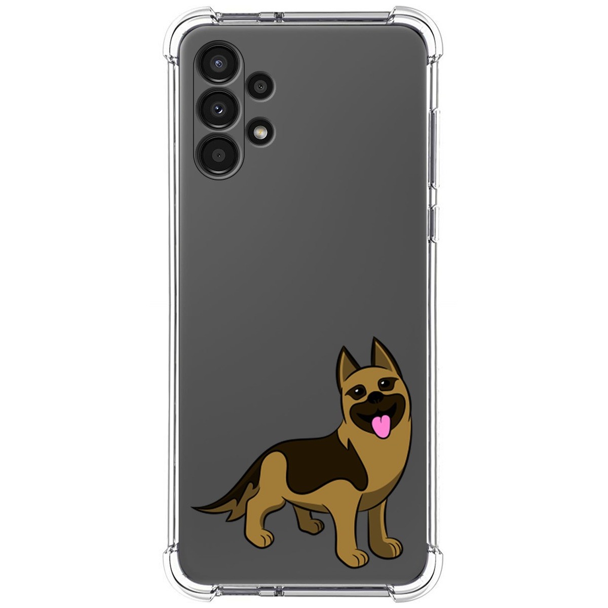 Funda Silicona Antigolpes para Samsung Galaxy A13 4G diseño Perros 03 Dibujos