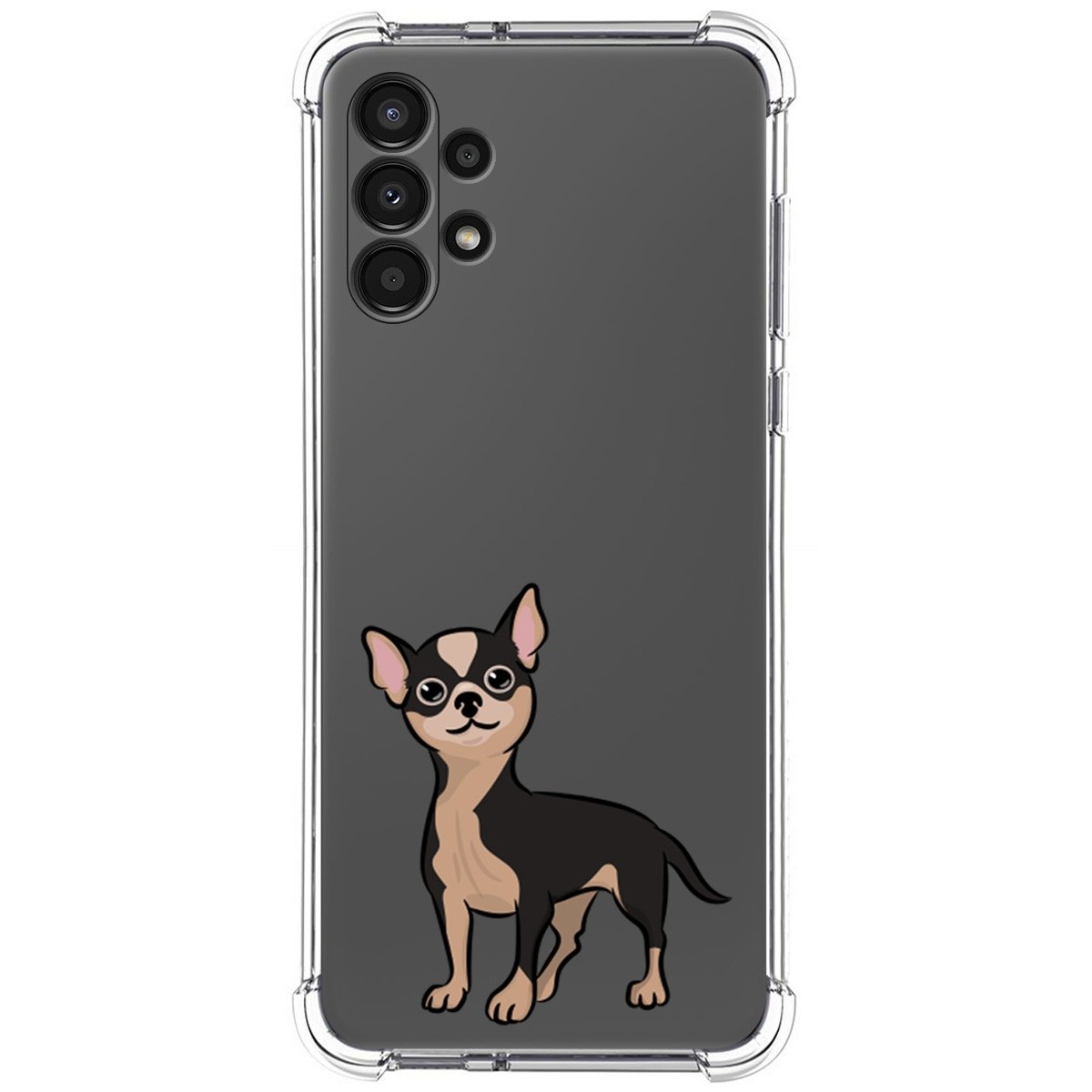 Funda Silicona Antigolpes para Samsung Galaxy A13 4G diseño Perros 05 Dibujos