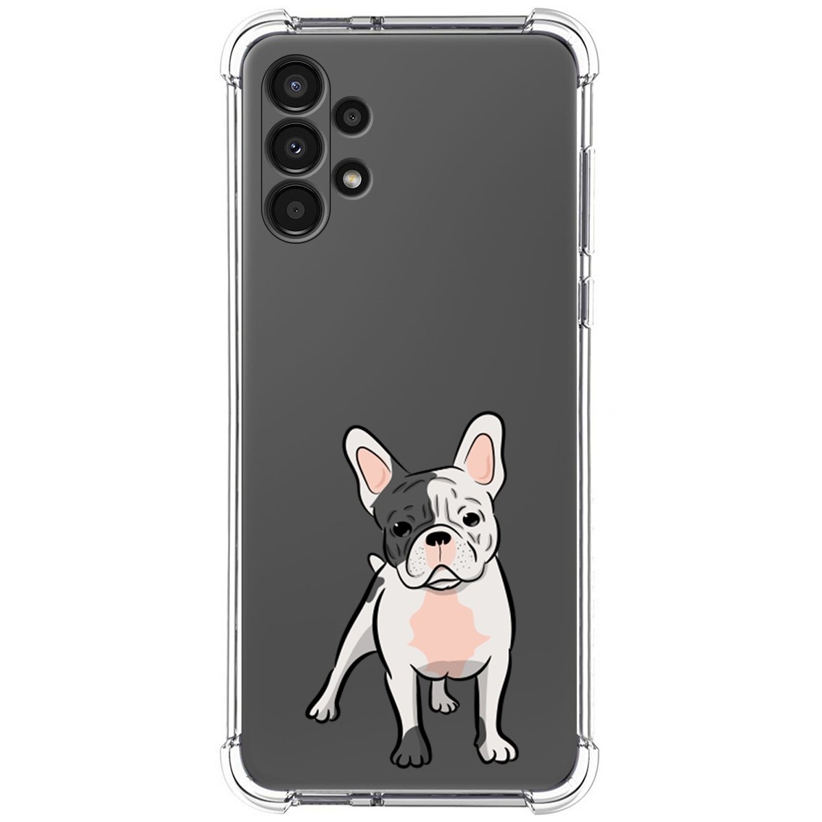 Funda Silicona Antigolpes para Samsung Galaxy A13 4G diseño Perros 06 Dibujos