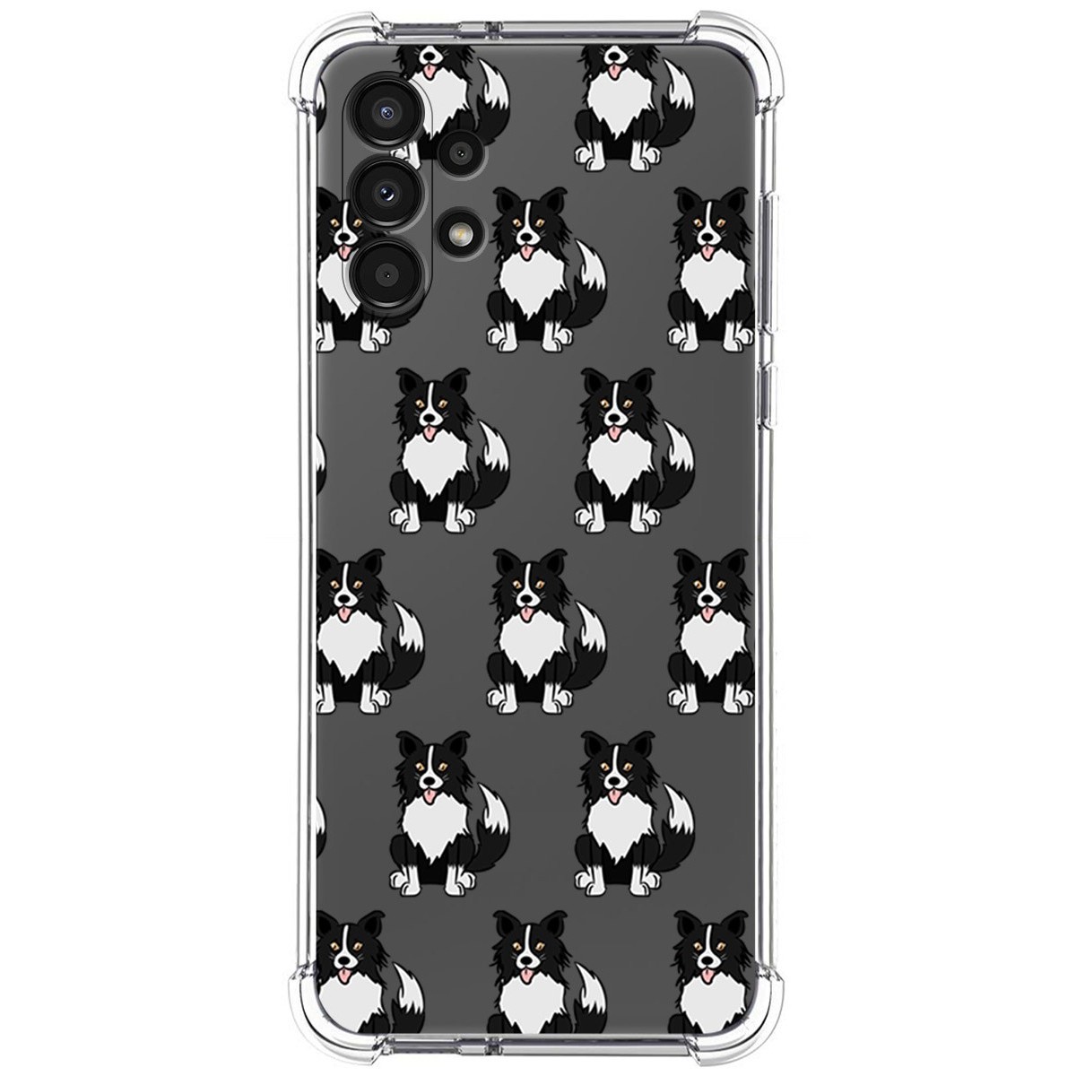 Funda Silicona Antigolpes para Samsung Galaxy A13 4G diseño Perros 07 Dibujos