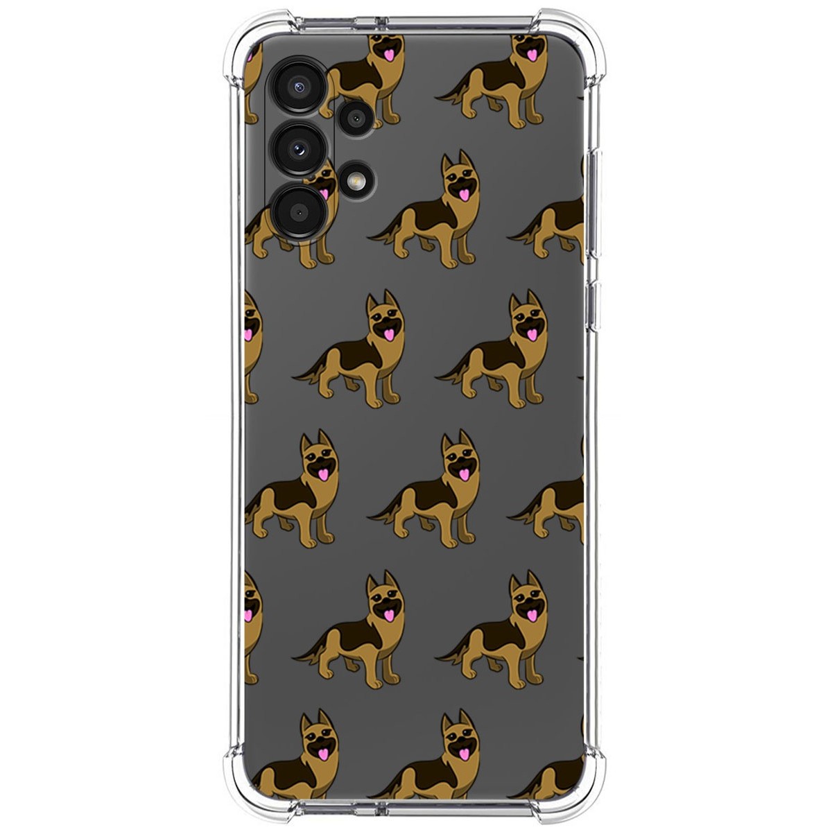 Funda Silicona Antigolpes para Samsung Galaxy A13 4G diseño Perros 09 Dibujos