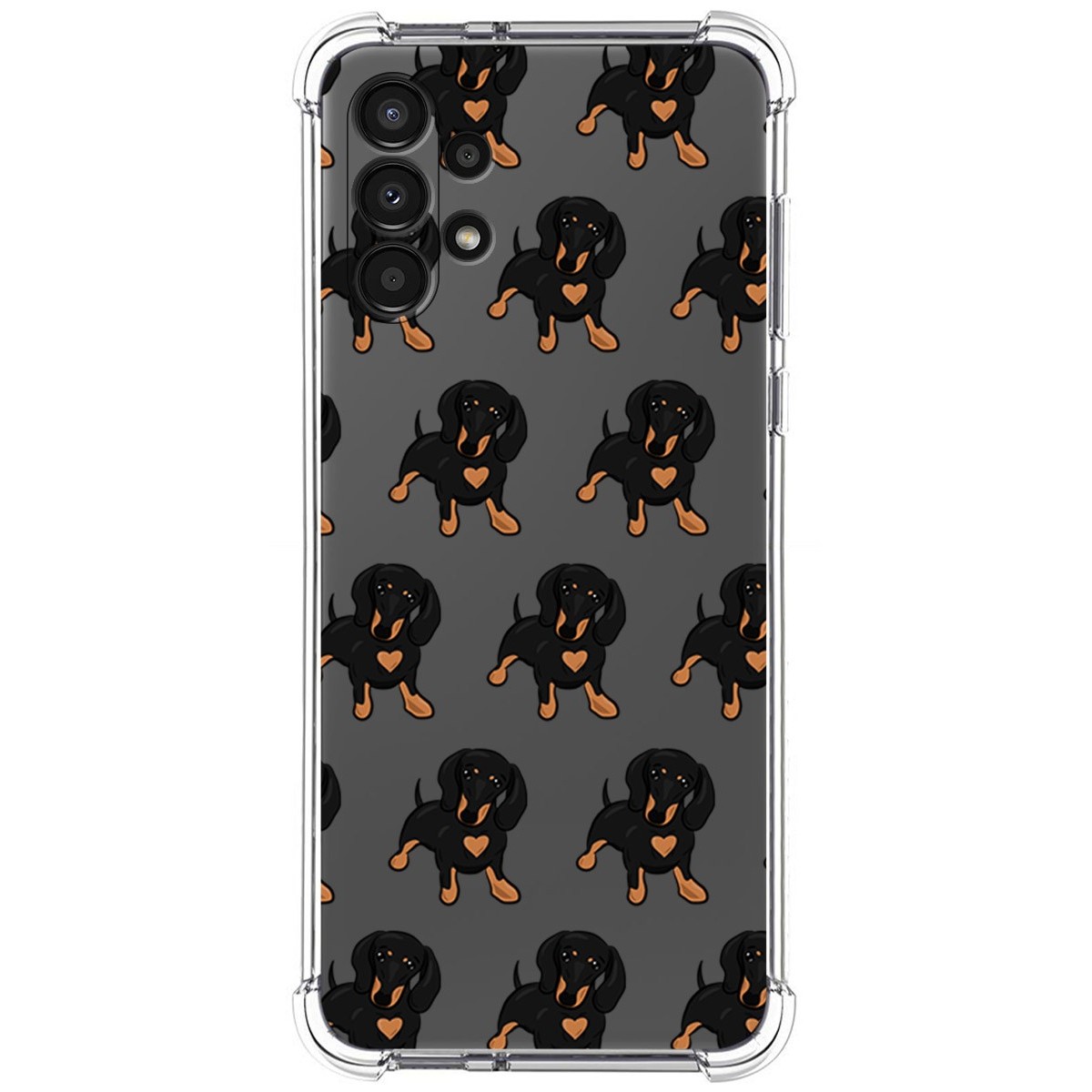 Funda Silicona Antigolpes para Samsung Galaxy A13 4G diseño Perros 10 Dibujos