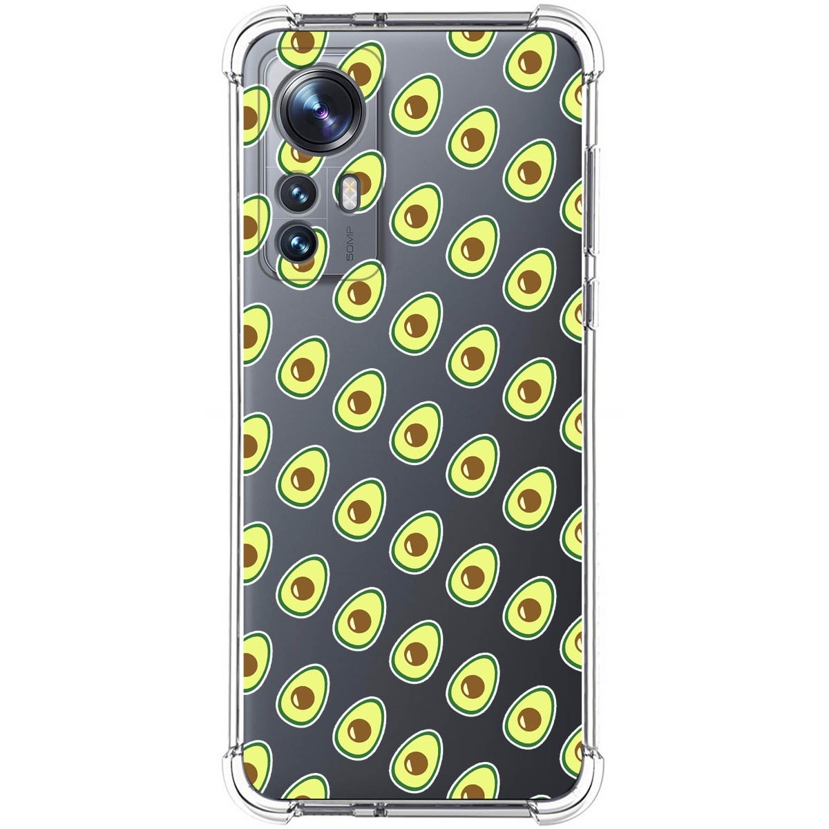 Funda Silicona Antigolpes para Xiaomi 12 / 12X 5G diseño Aguacate Dibujos