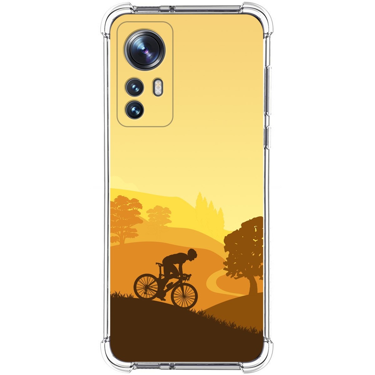Funda Silicona Antigolpes para Xiaomi 12 / 12X 5G diseño Ciclista Dibujos