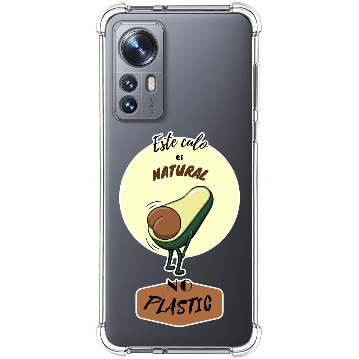 Funda Silicona Antigolpes para Xiaomi 12 / 12X 5G diseño Culo Natural Dibujos