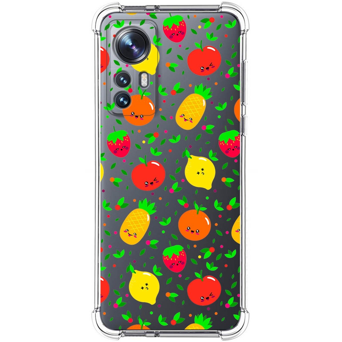 Funda Silicona Antigolpes para Xiaomi 12 / 12X 5G diseño Frutas 01 Dibujos