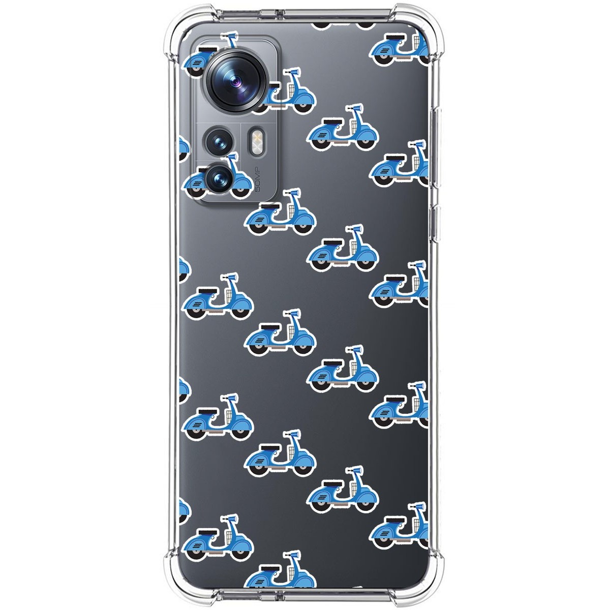 Funda Silicona Antigolpes para Xiaomi 12 / 12X 5G diseño Scooter Dibujos