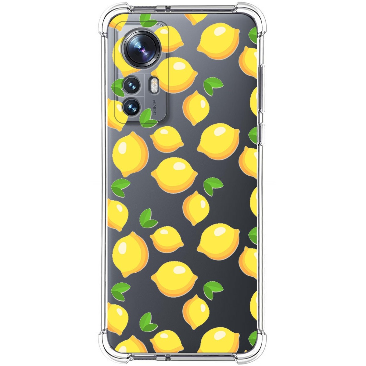 Funda Silicona Antigolpes para Xiaomi 12 / 12X 5G diseño Limones Dibujos