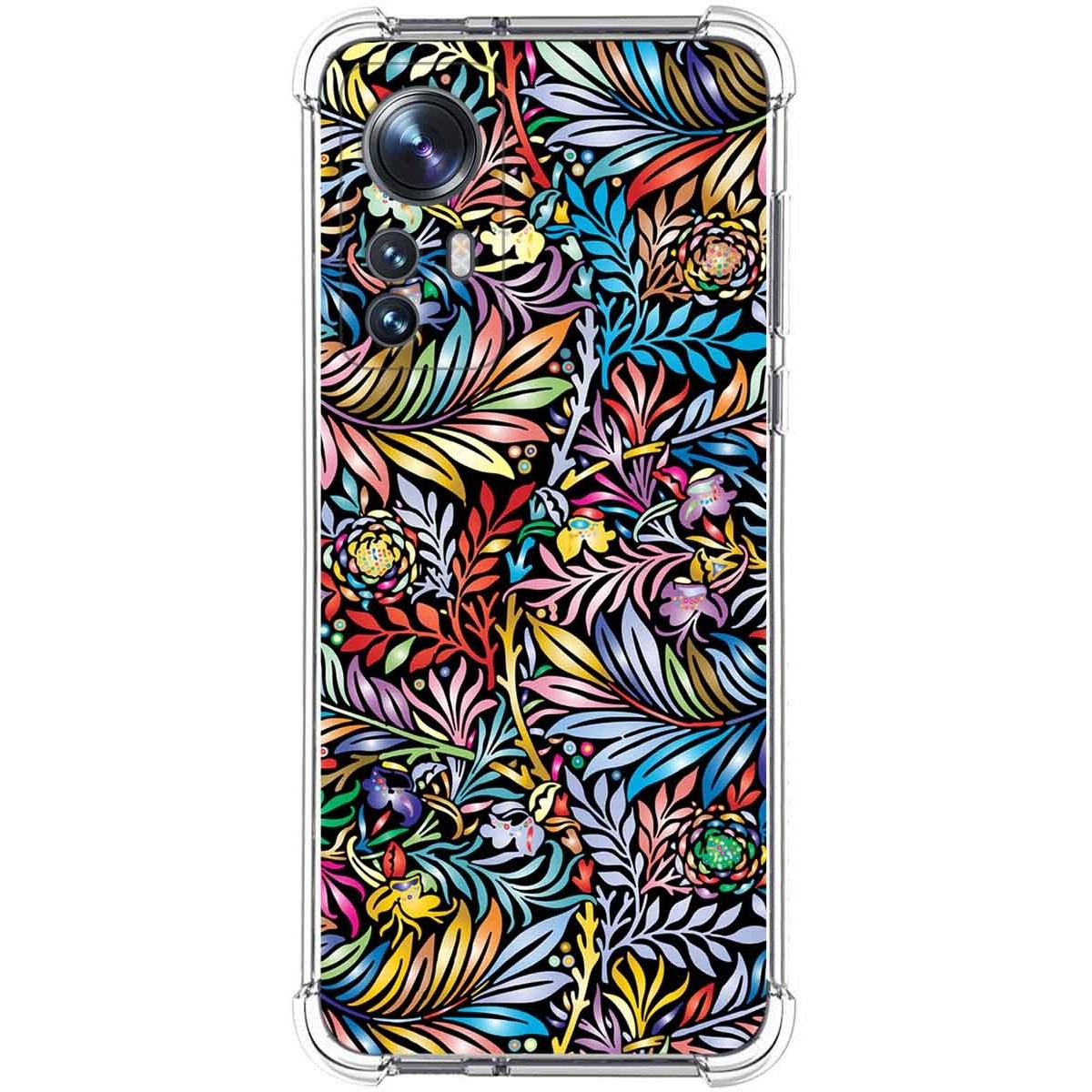 Funda Silicona Antigolpes para Xiaomi 12 / 12X 5G diseño Flores 04 Dibujos