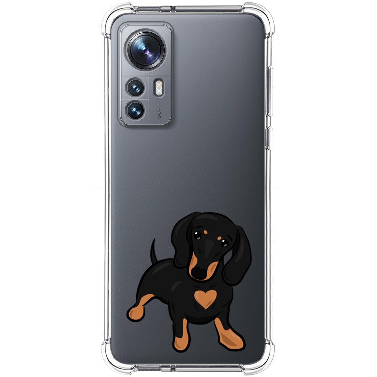 Funda Silicona Antigolpes para Xiaomi 12 / 12X 5G diseño Perros 04 Dibujos