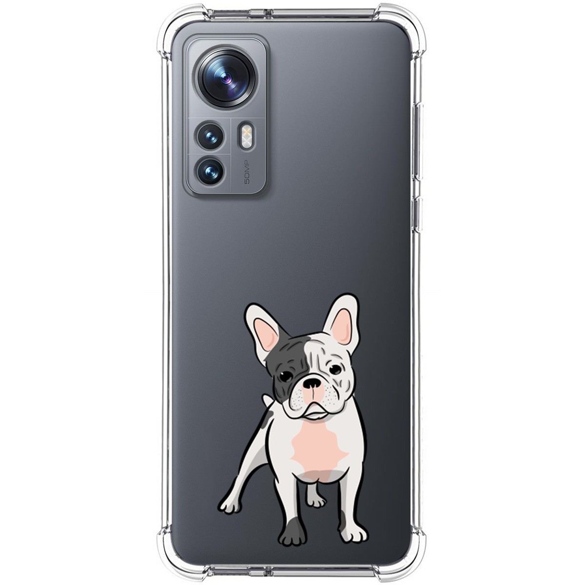 Funda Silicona Antigolpes para Xiaomi 12 / 12X 5G diseño Perros 06 Dibujos