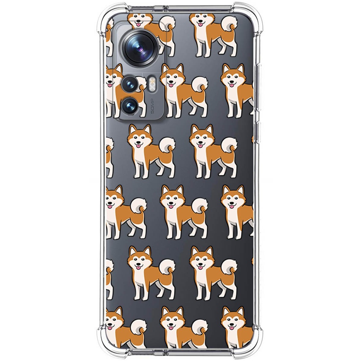 Funda Silicona Antigolpes para Xiaomi 12 / 12X 5G diseño Perros 08 Dibujos