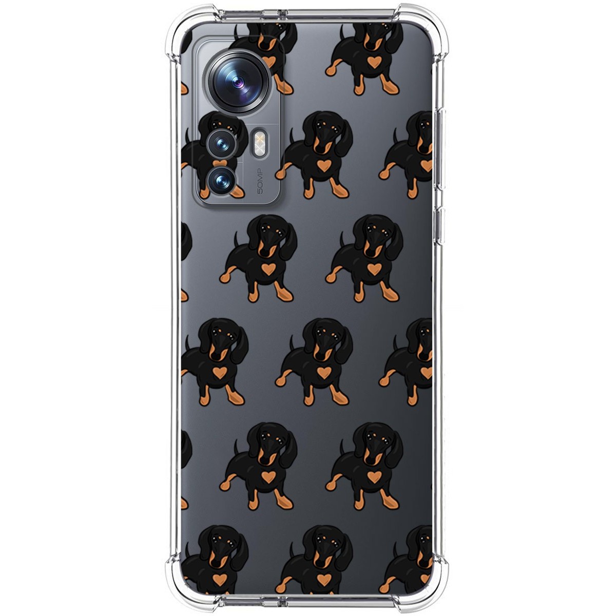 Funda Silicona Antigolpes para Xiaomi 12 / 12X 5G diseño Perros 10 Dibujos